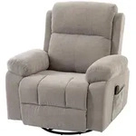HOMCOM Relaxsessel Fernsehsessel Massagesessel mit W&auml;rme und Massage Beige -...