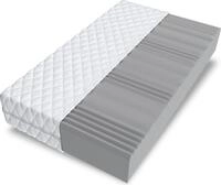 7 Zonen COMFORT MAX DOUBLE Kaltschaummatratze 100x200 cm H3 - Wei&szlig;