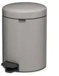 Brabantia NewIcon Treteimer 5 l &ndash; Mini M&uuml;lleimer f&uuml;r K&uuml;che oder Bad mit Soft-Clo