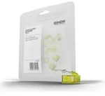 Lindy 40483, Schnittstellenblockierung, RJ-45, Gelb, Acrylnitril-Butadien-Styrol