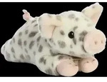 Pl&uuml;schschwein Gepunktetes Schweinchen weich wei&szlig; 28x8x8 cm Aurora MiYoni