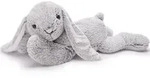 Riesen Hase Kuscheltier XXL 80cm Grau Pl&uuml;schtier Stoffhase Kaninchen Baby...
