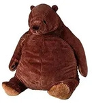 XXL Braunb&auml;r Kuscheltier 80cm Pl&uuml;schtier Stofftier f&uuml;r Kinderzimmer Deko
