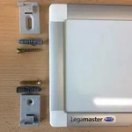 Wandhalterung / Montagesatz f&uuml;r Premium-Boards VE=6 Halterungen - Grau