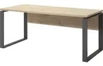 H&ouml;ffner Schreibtisch Donau Holzfarbe 170x75x80 cm - Braun