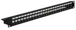 EFB Elektronik 37580.1V2, Rackeinbau, 1U, Schwarz, Metall, 482,6 mm, 44,2 mm
