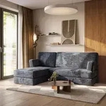 Masseno Ecksofa NOTIA mit Metallgestell, Modulares Schlafsofa aus Schaumstoff,