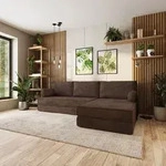 Masseno Ecksofa ANKO mit Metallgestell, Modulares Schlafsofa aus Schaumstoff,