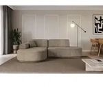 ALTDECOR Ecksofa in L-Form MARI-L1-v3 - 243x171x83 cm Braun - Corner Sofa Bett