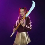 Hasbro Nerf KPop Demon Hunters Miras gebogenes Mondschwert, 6 Jahr(e)