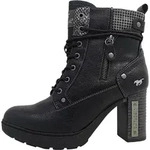 Mustang Stiefelette Stiefelette Kunstleder/Textil - Schwarz - 36