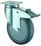 BS Rollen Lenkrolle A85.1 mit Totalfeststeller Durchmesser 100mm Tragf&auml;higkeit 80kg