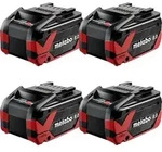 Metabo 4x LiHDX Akkupack 18 V 8,0 Ah CAS Li-Ion Akku ( 4x 624975000 )