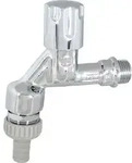 Schl&ouml;sser Armaturen AUSLAUFVENTIL MIT RB, RV, SV DESIGNGRIFF, 1/2", POL.CHROM,...