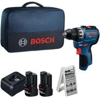 Akku-Bohrschrauber GSR12V-31, 2x GBA12V-20, Schrauberbit-Set, in Werkzeugtasche