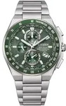 Citizen - AT8398-53X - Uhr mit Armband - Herren - Eco-Drive - Super Titanium - Gr&uuml;n