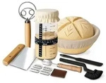 Sauerteig-Starter-Set mit G&auml;rkorb und Zubeh&ouml;r