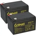 2x Kung Long WP12-12 12V 12Ah &ndash; Ersatzakku f&uuml;r APC RBC6