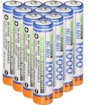 10x Panasonic Micro Akku BK-4HGAE/BF1 Ni-MH 1,2V 1000mAh lose