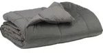 vidaXL Sommerdecke 140 x 200 cm Sommer Mikrofaser (100% Polyester) - Hellgrau