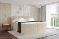 ALTDECOR Boxspringbett - H3/H4 Matratze und Topper - NINA KING - 180x200 -