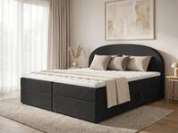 Boxspringbett Cloud mit 2 Bettk&auml;sten, Doppelbett mit Bonell-Matratze und Topper,