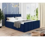 Boxspringbett Star Lux mit Fu&szlig;teil, 2 Bettk&auml;sten und Matratzentopper -...