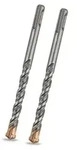SDS Plus Hammerbohrer 12mm x 160mm 2 St&uuml;ck Betonbohrer mit 4 Hartmetallschneiden
