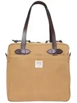 Tasche Filson Filson Tote Bag With Zippe Tan f&uuml;r Uni - Braun