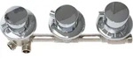 Ersatz Thermostat Armatur 4 fach Umschalter Dusche D46-DF