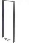 Fahrradanlehnb&uuml;gel 119 x 39 cm Flachstahl 13 mm Anthrazit Einbetonieren Anlehnb&uuml;gel