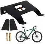 Relaxdays Fahrrad Wandhalterung, Ablage & Haken, 3in1 Radhalter, bis 30 kg, HBT: