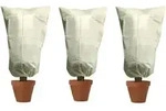 Pflanzen Winterschutz Haube Zelt 60 x 80 cm Beige 3 St&uuml;ck - Beige