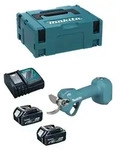 Astschere MAKITA DUP181RTJ (2 x 5,0 Ah + DC18RC + MAKPAC 2)