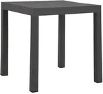 CLP Gartentisch Kato 73 x 73 cm Polypropylen wetterfest UV-best&auml;ndig quadratisch 