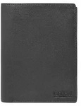 L.CREDI Leder Geldb&ouml;rse George Wallet Black schwarz - Schwarz