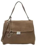 Marc O'Polo Leder Handtasche Umh&auml;ngetasche Goldy Hand Bag Faded Brown braun -...