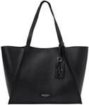 Marc O'Polo Leder Schultertasche Biana Shopper Black schwarz - Schwarz