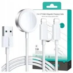JOYROOM S-IW007, Drinnen, USB, Kabelloses Aufladen, 1,2 m, Wei&szlig; - Wei&szlig;