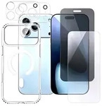 MagSafe H&uuml;lle + 2x Schutzglas + 2x Kameraschutz f&uuml;r Apple iPhone 18 Pro Case Set -