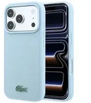 Lacoste H&uuml;lle iPhone 17 Pro Max / 18 Pro Max MagSafe Petit Pique H&uuml;lle blau...