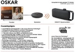 faller OSKAR 2 TV H&ouml;rverst&auml;rker Clearvoice Technology - Schwarz
