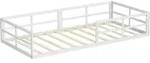 Bodenbett aus Metall Vitalispa Minno Wei&szlig; 205 x 95 cm ohne Matratze, Model...