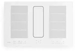 Klarstein ChefFusion Induktionskochfeld mit Dunstabzug 80 cm &ndash; 4 Kochzonen,...
