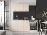 MIRJAN24 K&uuml;che Eco 120, K&uuml;chenzeile, 4 Schrank-Module frei kombinierbar, K&uuml;che-Set