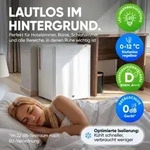 Stillstern Mini K&uuml;hlschrank D 40L, Lautlos, Schloss, LED-Innenbeleuchtung,...