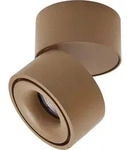 Arcchio LED-Deckenstrahler Rotari, braun, 1-flg., 8,9W - Braun