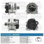 MEAT & DORIA 5515376 Lichtmaschine Generator LiMa 180A 14V f&uuml;r AUDI A6 Avant...