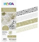 HEYDA Faltpapierstreifen f&uuml;r Fr&ouml;belsterne, gold/silber - Gold/Silber