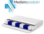 Taschenfederkernmatratze 80x200cm MEDIRO CORE 26 cm H&ouml;he &ndash; 7 Zonen H2 H3